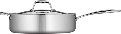 Tramontina Signature Tri-Ply Clad Stainless Steel 6-Quart Saute Pan - Image 2