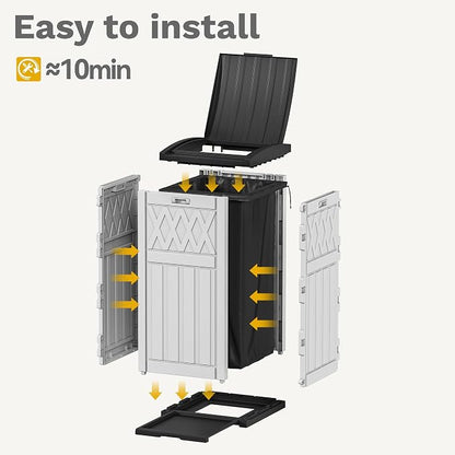 DWVO 36-Gallon Outdoor Trash Can - Image 9