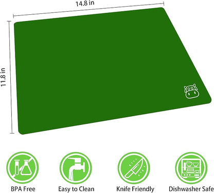 ZVP Plastic Cutting Board for Kitchen Set of 5, Flexible Cutting Mats - Image 2
