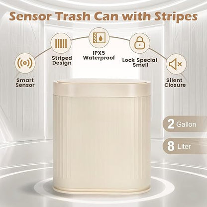 SYNCVIBE Bathroom Trash Can - Image 5