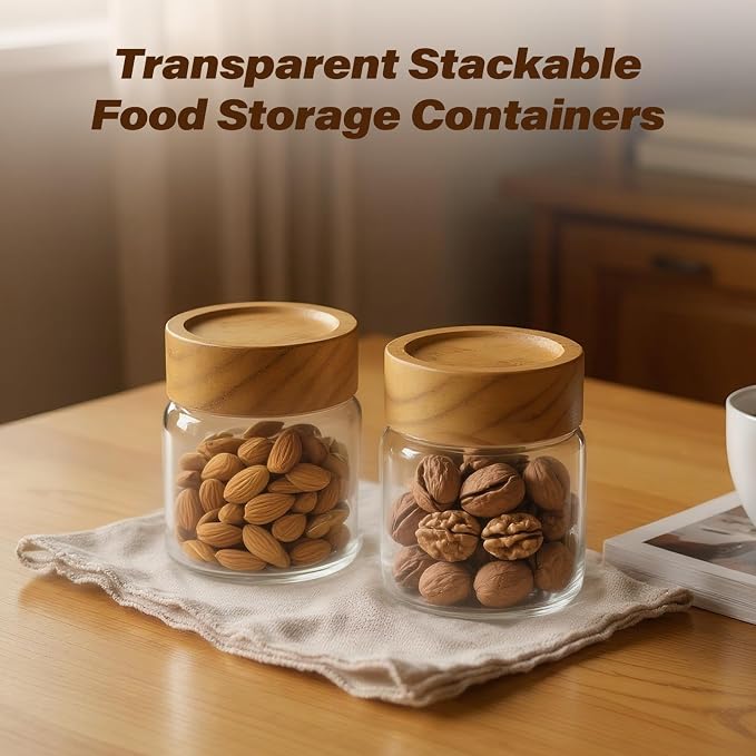 2-Pack 6 oz Glass Canisters - Image 6