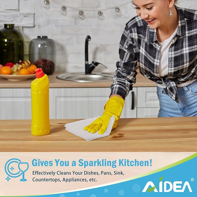 AIDEA Microfiber Cleaning Cloth White, Absorbent Lint Free Rags, Scratch Free - Image 5