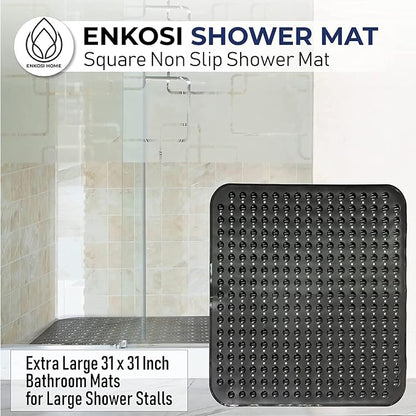 ENKOSI Extra Large Square Non Slip Shower Mat - Image 3