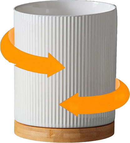 360° Rotating Utensil Holder for Kitchen Counter, 7.6'' Extra Large Utensil by Unknown