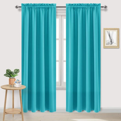 DWCN Blackout Curtains Room Darkening Thermal Insulated Bedroom Curtains Window by DWCN