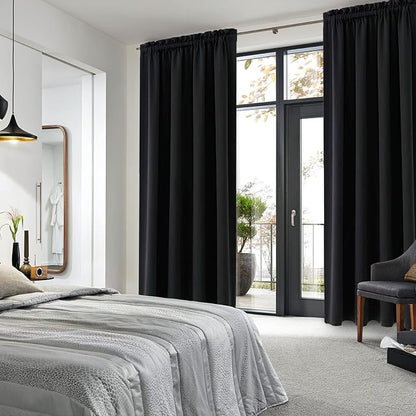 DWCN Blackout Curtains for Living Room Thermal Insulated, Energy Saving & Noise - Image 2