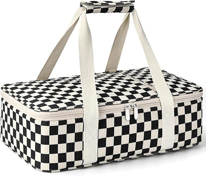 Insulated Casserole Carrier for Hot or Cold Food, Pie Carrier Bag Lunch Bag by MIAOJIE