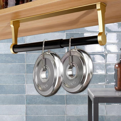 MONEER Paper Towel Holder Under Cabinet, Paper Towel Holder, Aluminum Alloy - Image 7