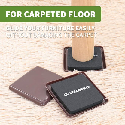 Furniture Sliders for Carpet 16 PCS - Image 4