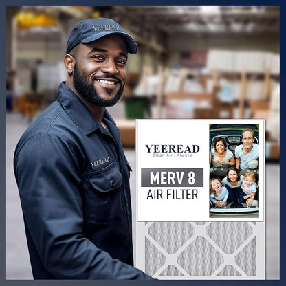 20x24x1 MERV 8 Air Filters 6-Pack, Actual Size 19.7" x 23.7" x 0.75" – - Image 7