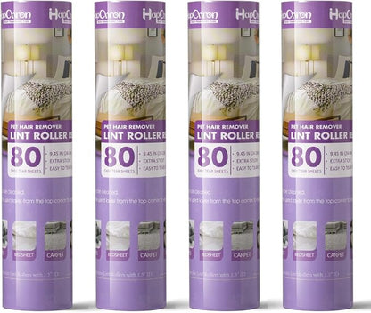 9.45 inch Large Surface Lint Roller Refills, Fits Most 9.45" Supersize Lint by HapChron