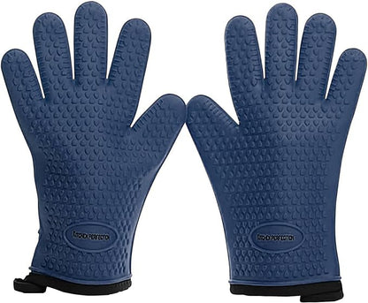 KITCHEN PERFECTION S Silicone Smoker Oven Gloves -Extreme Heat Resistant BBQ by Kitchenperfection