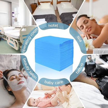 100Pcs Disposable Massage Table Sheets 31" x 71" Non-Woven Fabric Disposable - Image 4