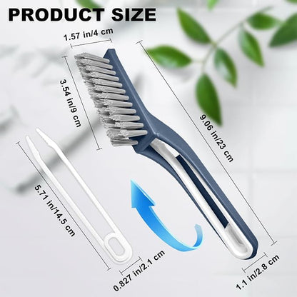 Cleaning Brush - QAGOBDI Hard Bristle Crevice Cleaning Brush - Image 2
