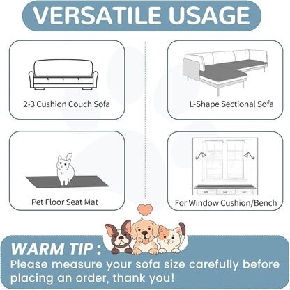 OTOB Couch Cover for Dogs Washable, Non Slip Funny Pet Couch Covers Sofa - Image 6