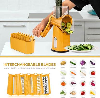 SUSTEAS Rotary Cheese Grater - Image 3