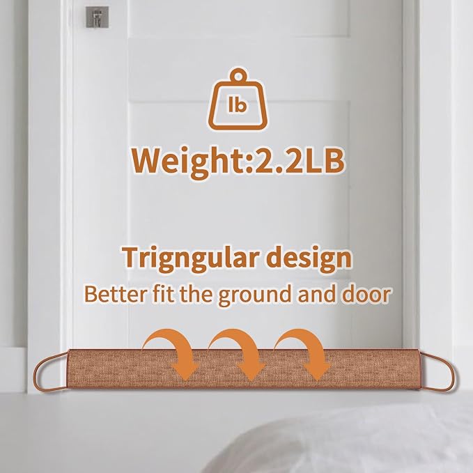 QUOLIX Triangle Under Door Draft Stopper Bottom Door Gap Filler & Seal - Image 7