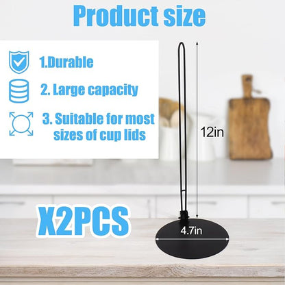 Vodolo Tumbler Lid Organizer, Slim Vertical Storage - Image 2