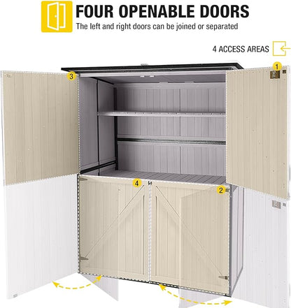 Aivituvin Outdoor Storage Shed Upgraded - Image 5
