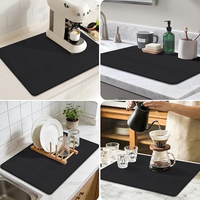Coffee Mat, Absorbent Dish Drying Mat - Image 8