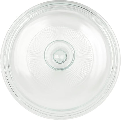 CorningWare FS5 1.5qt/1.4L Round French White Casserole Dish & G-5C 1.5qt - Image 6