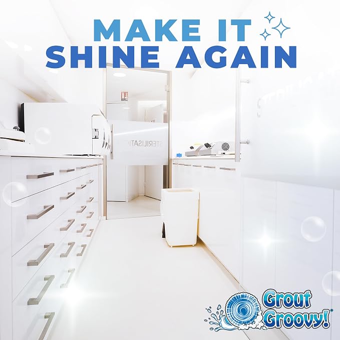 Electric Stand-Up Lightweight Grout Cleaning Machine – Easy-to-Use Tile Grout - Image 7