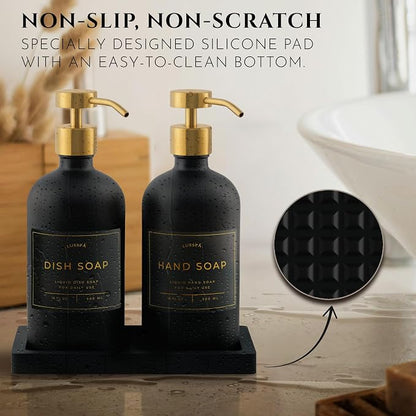 Glass Soap Dispenser Set of 2 - Image 3
