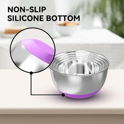 KITEISCAT Stainless Steel Mixing Bowls - Image 5