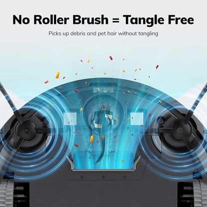 ILIFE V2 Robot Vacuum Cleaner, Tangle-Free Suction, 120 Mins Runtime, - Image 4