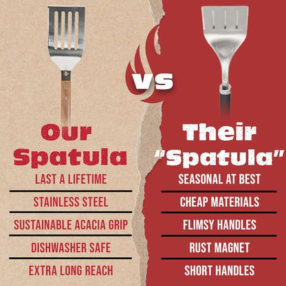 BBQ-AID Pro BBQ Metal Spatula - Image 4
