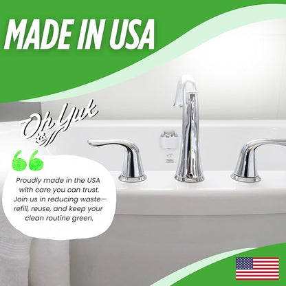Oh Yuk Tub and Tile Cleaner – Concentrate Refill Makes 4 Bottles | Dissolves - Image 7