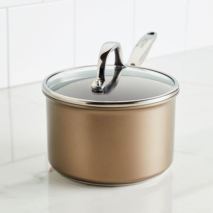 Anolon Ascend Hard Anodized Nonstick Sauce Pan/Saucepan and Lid - Image 9