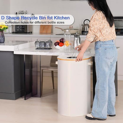 Efluky Recycling Bin 100L, 26 Gallon, Oxford Fabric, 17.32"L x 12.9"W x 11.46"H - Image 4