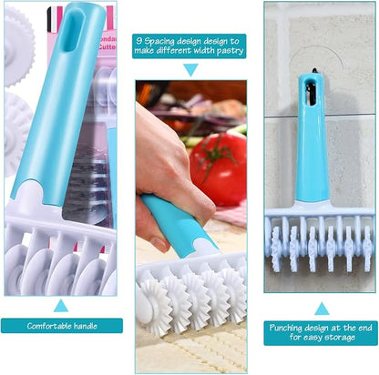 Pastry Dough Lattice Cutter Wheel Roller Fondant Ribbon Cutter - Image 6