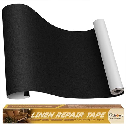 Linen Repair Tape 16x90 inch, Self Adhesive Fabric Patches, Linen Patch Tape Kit by Cahomo
