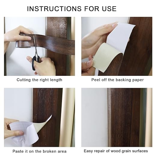 BOMEI PACK Wood Grain Repair Tape, Self Adhesive Repair Patch - Image 5