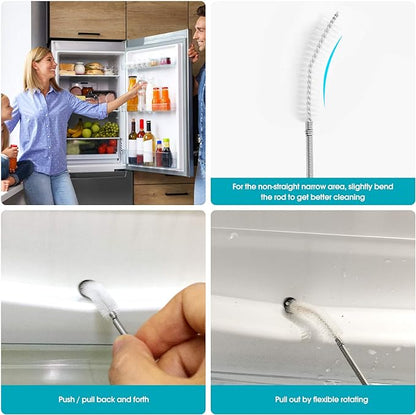 Long Drain Brush Flexible Feeding Tube Brush Slim Cleaning Brush Hose Pipe Brush - Image 3