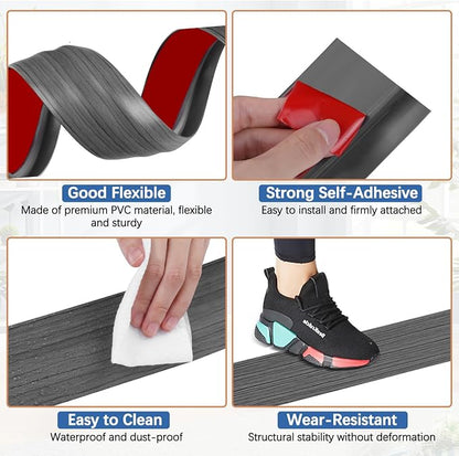 Vinyl Door Threshold Flooring Transition Strip Self Adhesive Carpet Edging Strip - Image 4