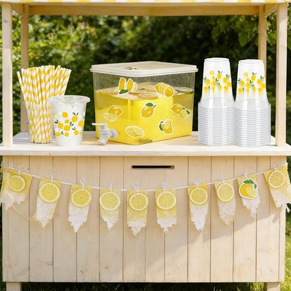 JarThenaAMCS Lemonade Stand Supplies 8.8L Plastic Drink Dispenser - Image 6