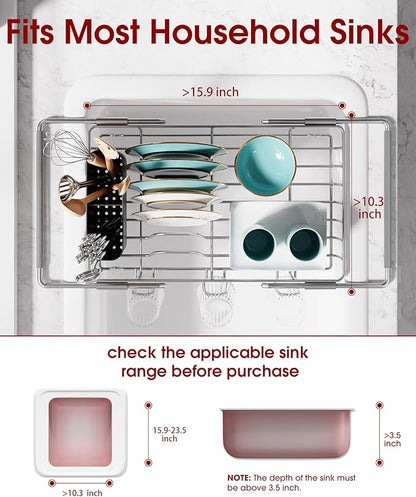 Sakugi Dish Drying Rack in Sink - Image 2