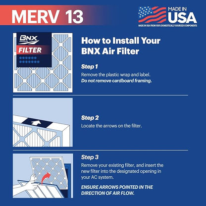 BNX TruFilter 20x30x1 Air Filter MERV 13 - Image 4