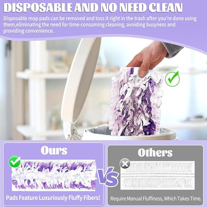 36 Pack Disposable Mop Pads for Swiffer Power Mop Pads, Replacement for Swiffer - Image 4