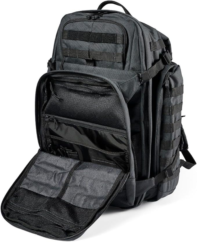 5.11 Tactical Backpack, RUSH 72 2.0 Military Survival Molle Back Pack with Laptop Compartment, Large, 55L, Style 56565ABR