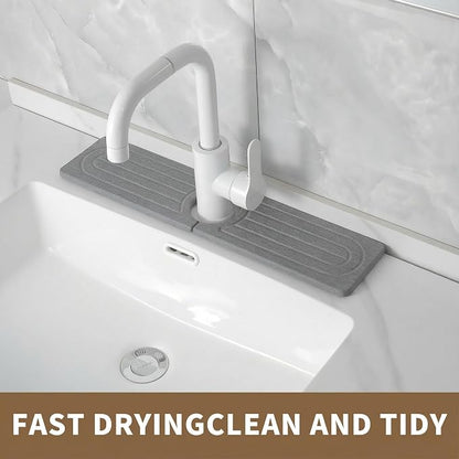 Faucet Mat for Kitchen Sink -Diatomite Stone Drying Mat for Kitchen Counter & - Image 7
