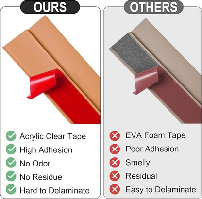 3.3Ft Carpet Floor Transition Strip, Self Adhesive Floor Edging Trim Strip - Image 4