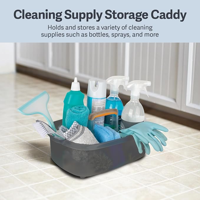 Casabella Plastic Bucket, 1.85 Gallon | Storage Caddy | - Image 2