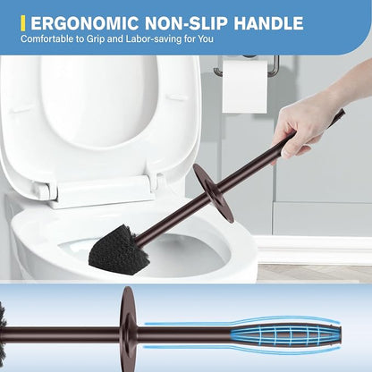 UPTRONIC Toilet Brush, Aluminum Alloy Toilet Brush and Holder Set - Image 5