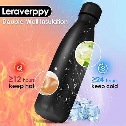 25oz Cola-Bottle Shaped Stainless Steel Leak-proof Water Bottle, Double Wall - Image 3