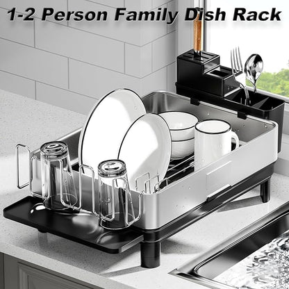 Ewaiira Dish Drying Rack, 304 Stainless Steel Dish Racks - Image 2