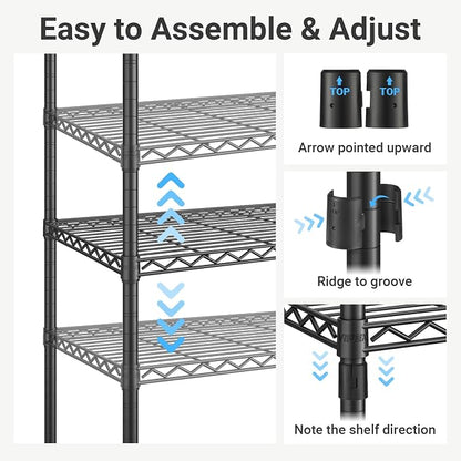 VIPEK Classic V6 Wire Garment Rack Heavy Duty Clothes Racks - Image 5